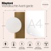 Настенный светильник (бра) Maytoni Avant-garde MOD324WL-01BS