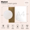 Настенный светильник (бра) Maytoni Avant-garde MOD324WL-01BS