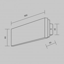 Настенный светильник (бра) Maytoni Basic Texture MOD461WL-L8BGK
