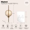 Настенный светильник (бра) Maytoni Marmo MOD099WL-01G