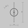 Настенный светильник (бра) Maytoni Marmo MOD099WL-01G