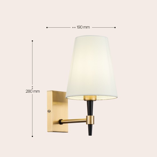 Настенный светильник (бра) Maytoni Zaragoza H001WL-01BS