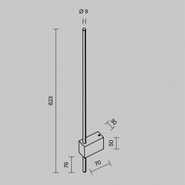 Настенный светильник (бра) Technical C070WL-L6W3K