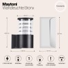 Настенный светильник (бра)  Maytoni Outdoor Bronx O576WL-01B