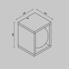 Настенный светильник (бра)  Maytoni Outdoor Slate O483WL-L10GF3K