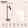 Настольный светильник Maytoni Estudo Z010TL-L8B3K