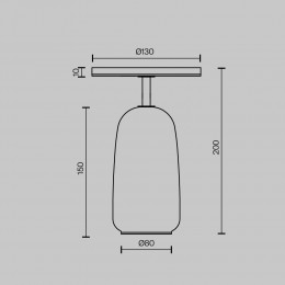 Настольный светильник Maytoni Umbra MOD522TL-L6BG3K
