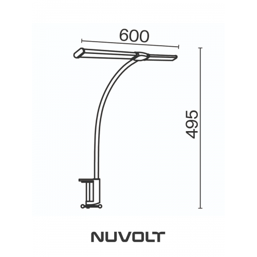 Настольный светильник NUVOLT LTBL-003B
