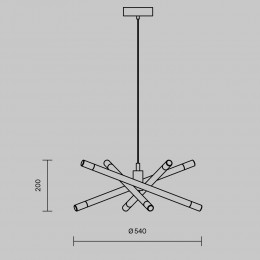 Подвесной светильник Freya FR6130PL-L24B