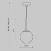 Подвесной светильник Maytoni Basic form MOD321PL-01B1