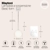 Подвесной светильник Maytoni Basic form MOD321PL-01W1