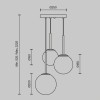 Подвесной светильник Maytoni Basic form MOD321PL-03W