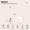 Подвесной светильник Maytoni Bicones P359-PL-01-W