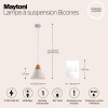 Подвесной светильник Maytoni Bicones P359-PL-01-W