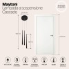 Подвесной светильник Maytoni Cascade MOD132PL-L28BK1