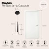 Подвесной светильник Maytoni Cascade MOD132PL-L28BK1