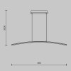 Подвесной светильник Maytoni Curve MOD243PL-L18BK