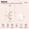 Подвесной светильник Maytoni Dallas MOD545PL-06G