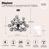 Подвесной светильник Maytoni Dallas MOD545PL-24B