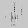 Подвесной светильник Maytoni Marmo MOD099PL-03G