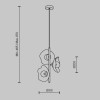 Подвесной светильник Maytoni Miracle MOD207PL-03BS