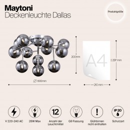 Потолочный светильник Maytoni Dallas MOD545PL-12CH