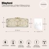 Потолочный светильник Maytoni Messina H223-PL-05-G
