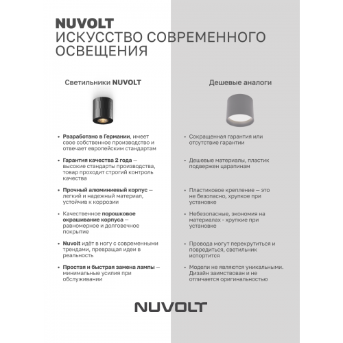 Потолочный светильник NUVOLT LDL-003B