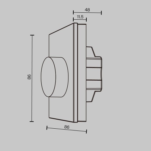 Роторная панель управления Lighting control 711023
