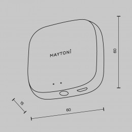 Центр управления умным домом Lighting control MD-TRA034-W