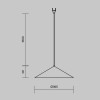 Уличный трековый светильник  Maytoni Outdoor Campana O-TR01-1-P-12WB3K