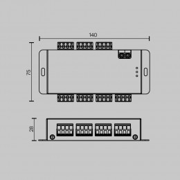 Усилитель Lighting control 711007