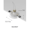 Встраиваемый светильник NUVOLT LDL-038W