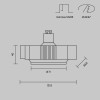 Встраиваемый светильник Technical DL139-GU10-BS
