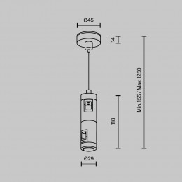 Комплектующие для трековой системы Technical TRA157SW-D1-PT