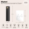 Ландшафтный светильник  Maytoni Outdoor Essen O596FL-L9GR4K