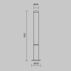 Ландшафтный светильник  Maytoni Outdoor Ginza O041FL-L30B3K