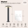 Ландшафтный светильник  Maytoni Outdoor Wald O420FL-L12GF