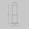 Ландшафтный светильник  Maytoni Outdoor Willis O418FL-01GR