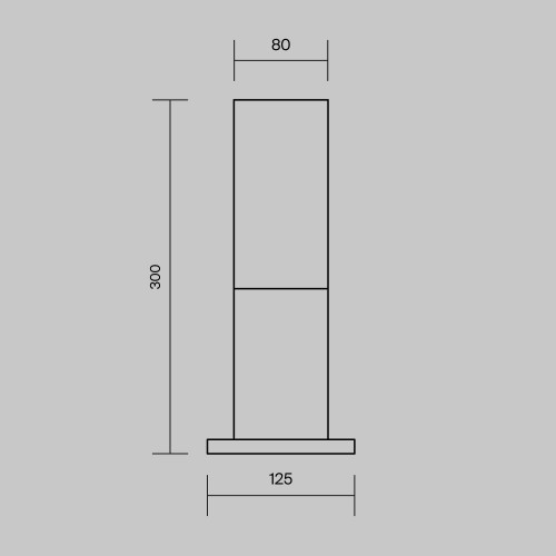 Ландшафтный светильник  Maytoni Outdoor Willis O418FL-01GR