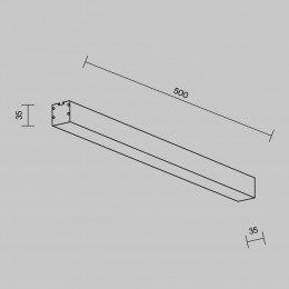 Линейный светильник Technical LL311010