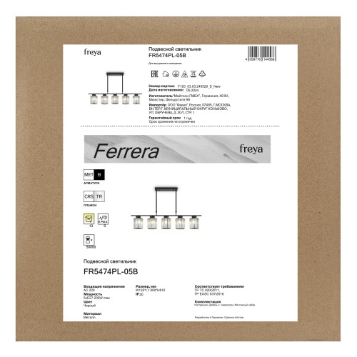 Люстра Freya FR5474PL-05B
