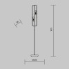 Напольный светильник (торшер) Maytoni Marmo MOD099FL-02G