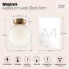 Настенный светильник (бра) Maytoni Basic form MOD321WL-01G2