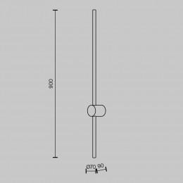 Настенный светильник (бра) Maytoni Light stick MOD237WL-L11B3K