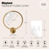 Настенный светильник (бра) Maytoni Lunare MOD327WL-L5BS3K
