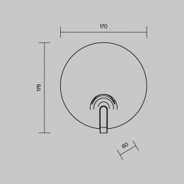 Настенный светильник (бра) Maytoni Regatta MOD481WL-L5BS3K