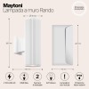 Настенный светильник (бра)  Maytoni Outdoor Rando O419WL-02W