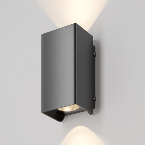 Настенный светильник (бра)  Maytoni Outdoor Shell O570WL-L10B3K