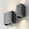 Настенный светильник (бра)  Maytoni Outdoor Shell O570WL-L10B3K